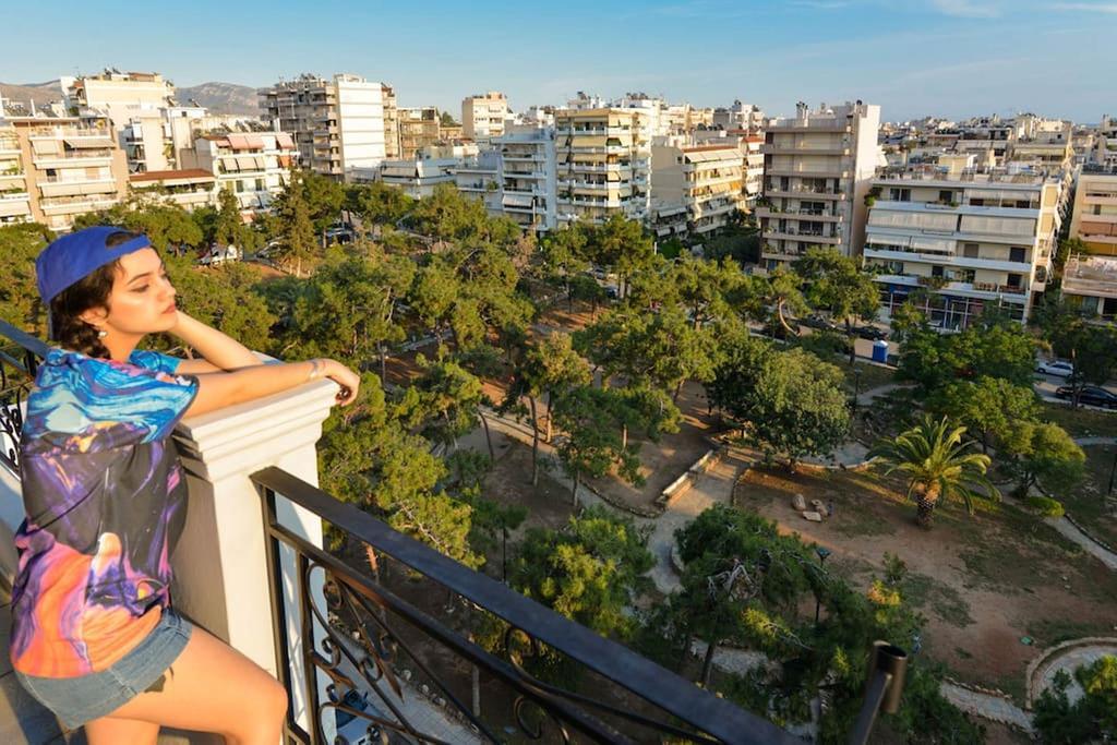 165 Sm Penthouse Maisonette Apartment Athene Buitenkant foto