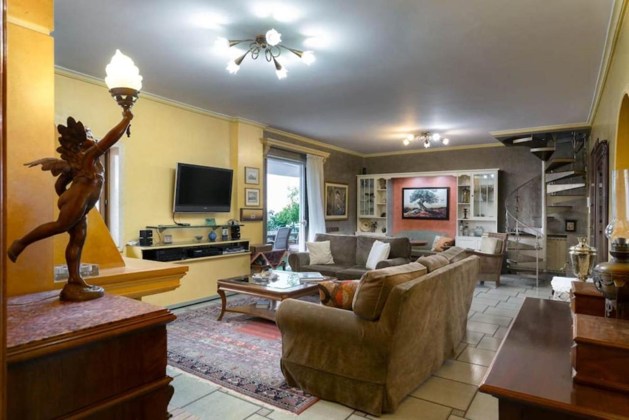 165 Sm Penthouse Maisonette Apartment Athene Buitenkant foto