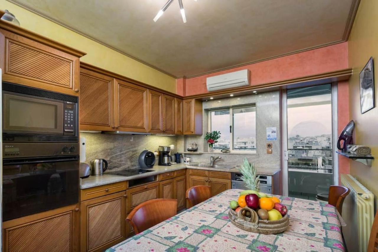 165 Sm Penthouse Maisonette Apartment Athene Buitenkant foto