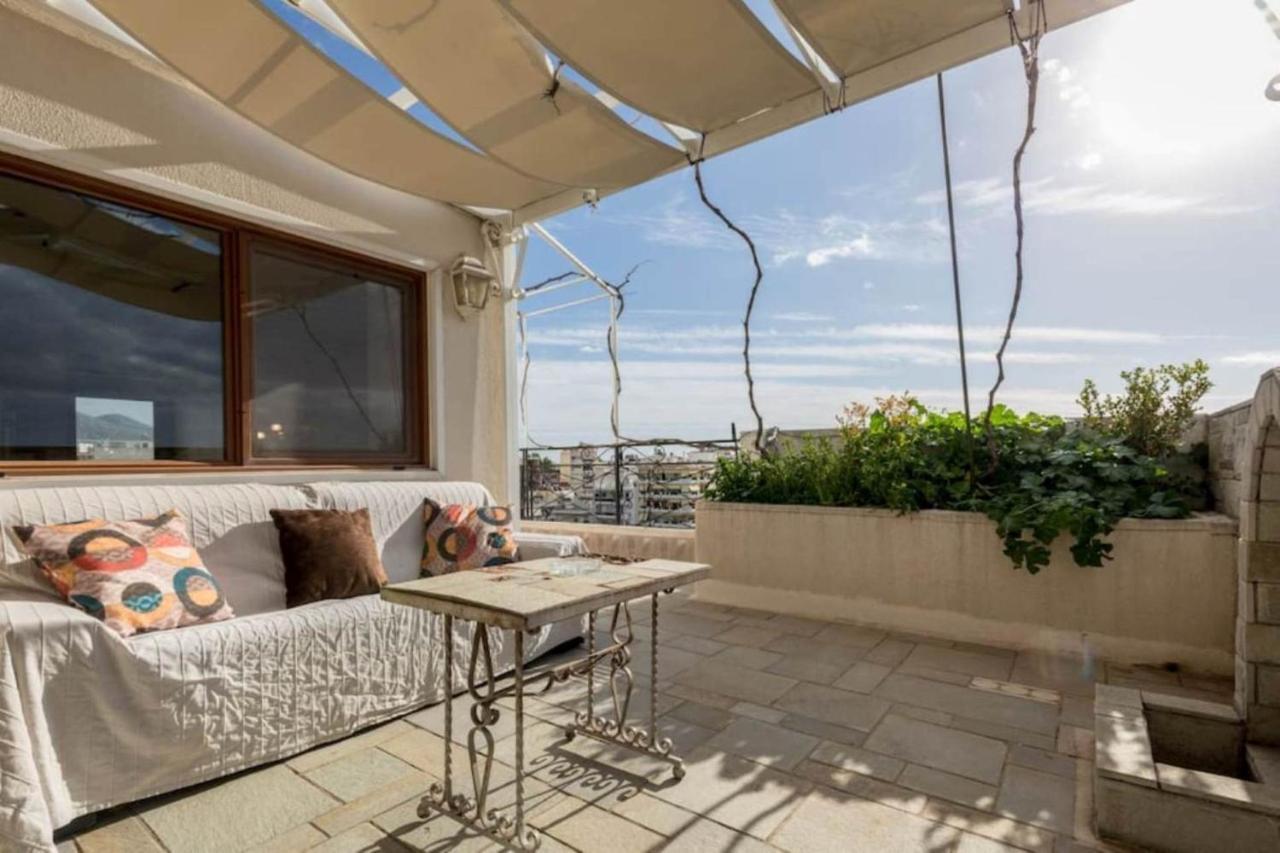 165 Sm Penthouse Maisonette Apartment Athene Buitenkant foto