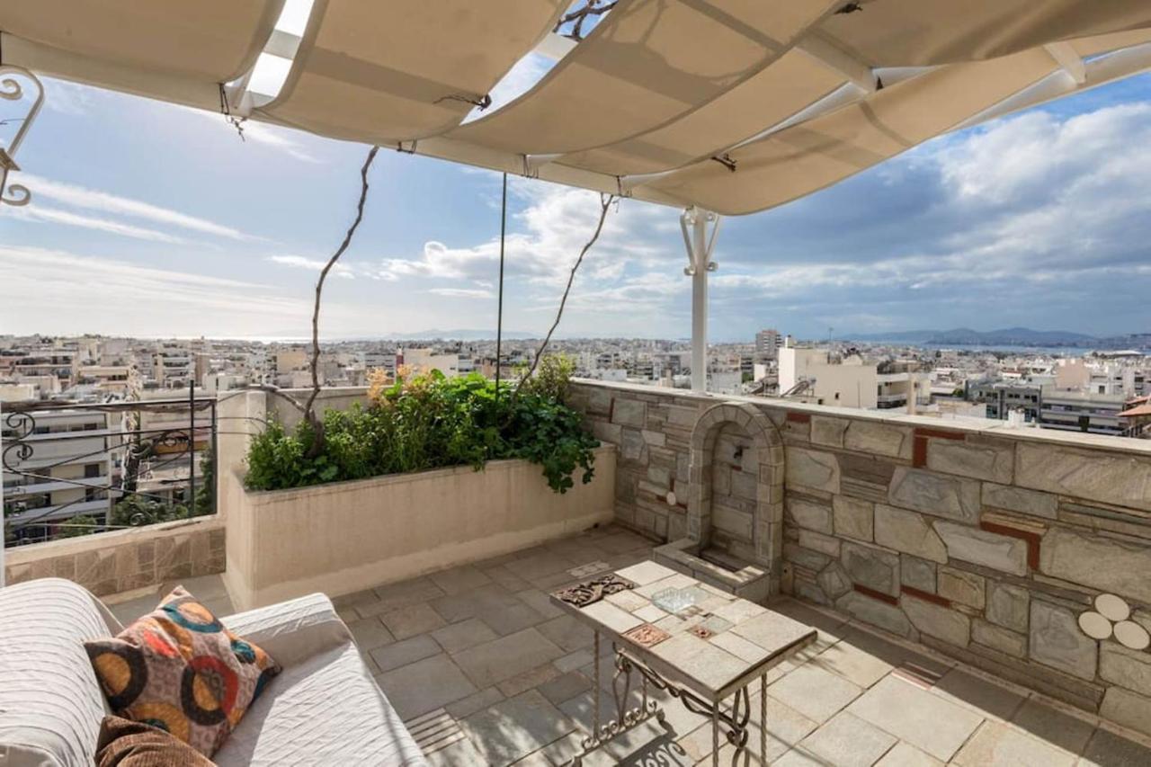 165 Sm Penthouse Maisonette Apartment Athene Buitenkant foto